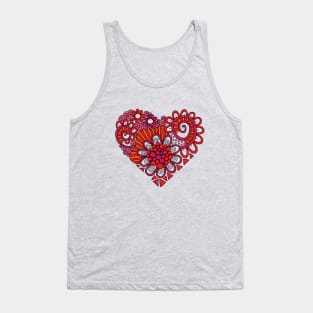 Heart Doodle Tank Top